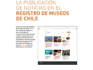 Instructivo para la publicación de noticias en el Registro de Museos de Chile