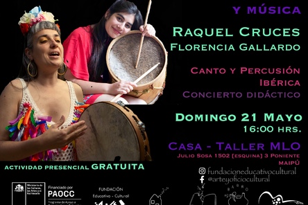 Afiche Raquel Cruces + Florencia Gallardo