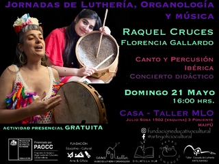Afiche Raquel Cruces + Florencia Gallardo