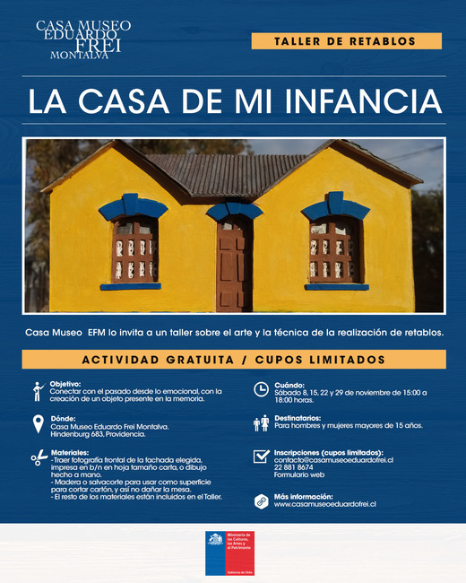 Flyer Taller de Retablos