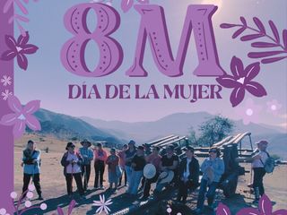 Post Instagram 8 de Marzo Día Internacional de la Mujer 8M Manifestación Frase Reivindicativa Floral Minimalista Moderno Morado - 1