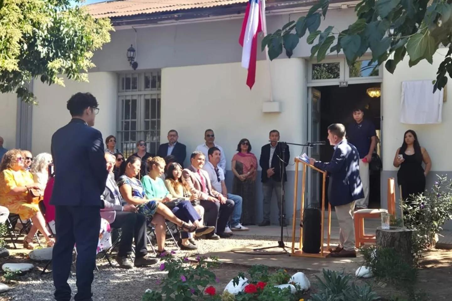 Ceremonia Develación de la Placa del Museo