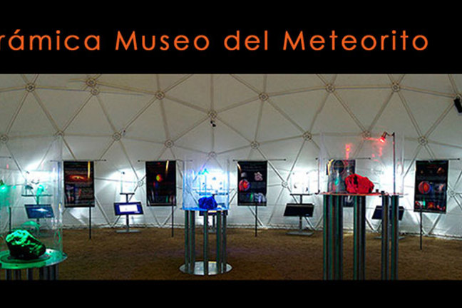 Panorámica interior Museo del Meteorito