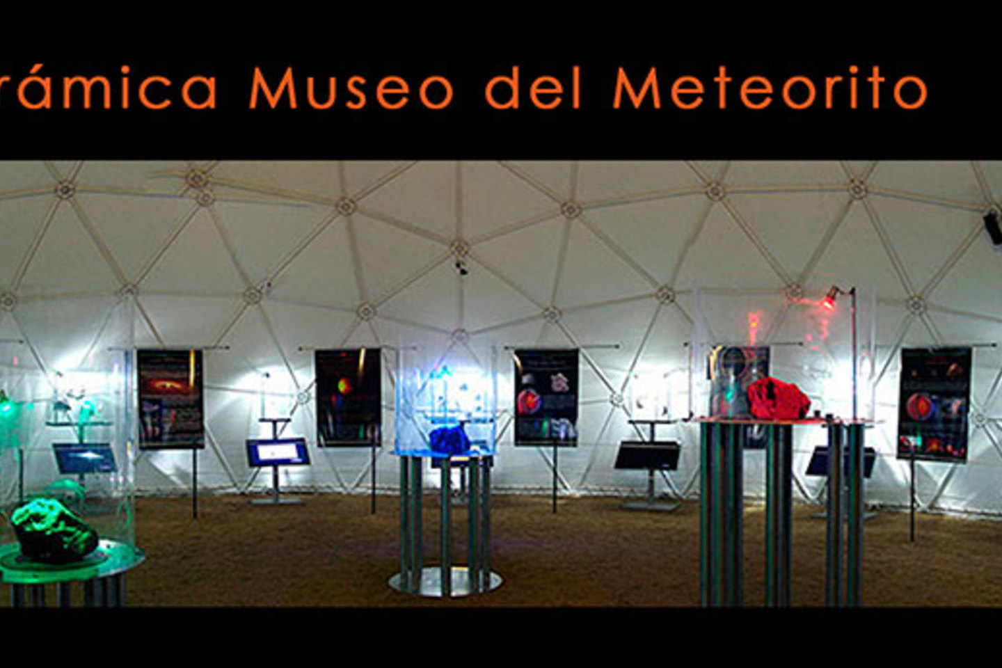 Panorámica interior Museo del Meteorito