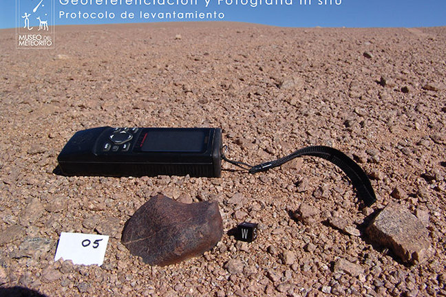 Protocolo de levantamiento de un meteorito