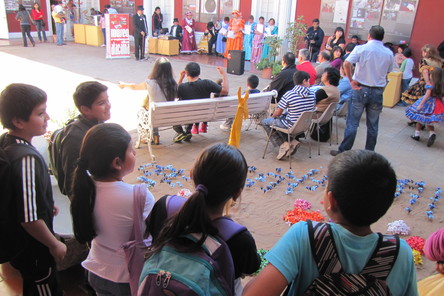 Actividad en patio central