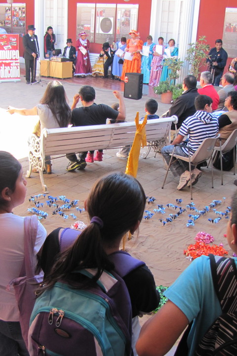 Actividad en patio central