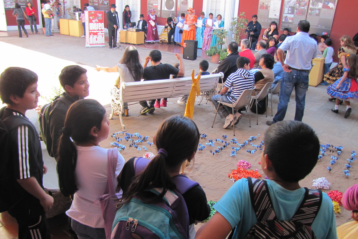 Actividad en patio central