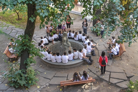 Patio central Museo de la Educación Gabriela Mistral