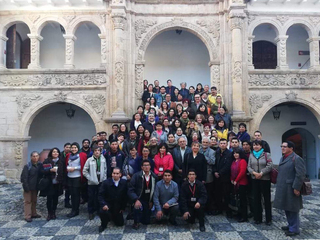 Participantes en el Museo Nacional de Etnografía y Folklore (MUSEF), sede del encuentro.