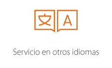 Servicio en otros idiomas
